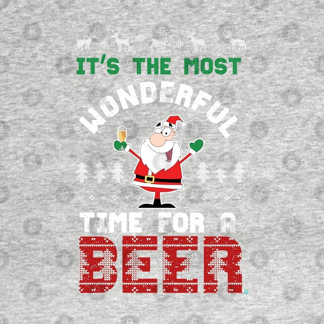 Beer Christmas Xmas Merry by woormle